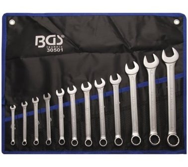 12-piece Combination Spanner Set, 6-22 mm