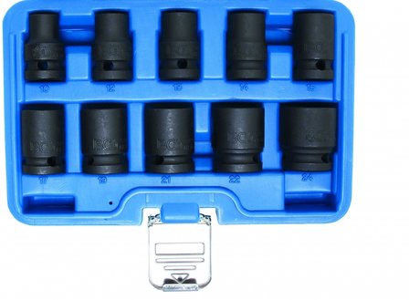 10-piece 1/2 Deep Impact Sockets Set