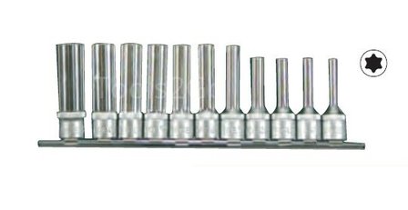 3/8 Star deep socket set 11pc