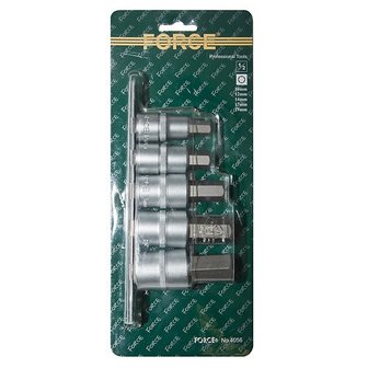 1/2 Hex socket bit set 5pc