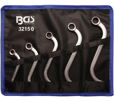 5-piece S-Type Ring Spanner Set, Inch Sizes, 3/8&quot; - 3/4&quot;