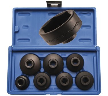 Oil Filter Wrench Set &Oslash; 24 - 38 mm 7 pcs