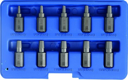 Screw Extractor Set 10 pcs