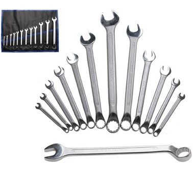 Combination Spanner Set offset 6 - 22 mm 12 pcs