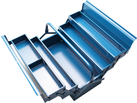 Cantilever Tool Box 430 x 200 x 200 mm 5 compartments