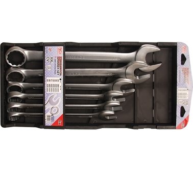 Combination Spanner Set extra long 34 - 50 mm 6 pcs