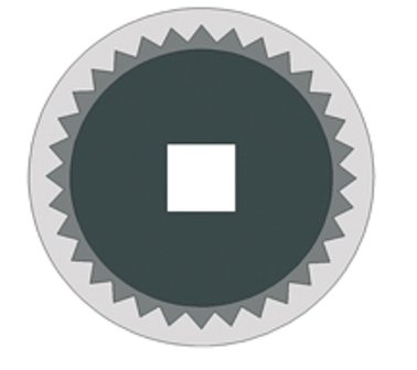 Multi-Point Socket for Mercedes Injection Pumps, 33 teeth