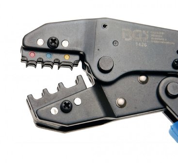 Ratchet Crimping Tool for insulated cable ties 0.5 - 6 mm&sup2;