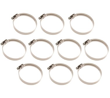 Hose Clamp, 60x80 mm, Stainless Steel, 10 pcs.