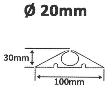 Cable bridge in roll 20mm