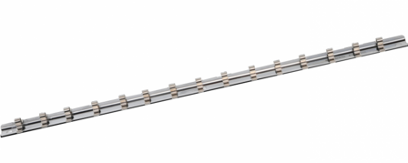Socket Rail with 15 Clips 6.3 mm (1/4)