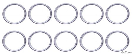 Seal Ring Assortment for BGS 126 &Oslash; 17 / 20.5 mm 20 pcs.