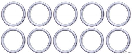 Seal Ring Assortment for BGS 126 &Oslash; 13 / 16.5 mm 10 pcs.