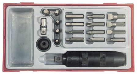 Impact driver set tc-tray 1/2 20pcs