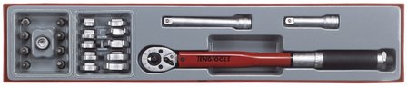 Torque wrench 3/8+acc. Tx-tray 22pcs