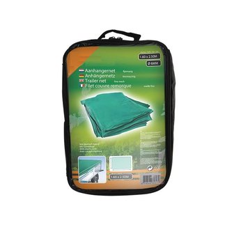 Trailer net fine mesh 1.60x2.50M with elastic cord