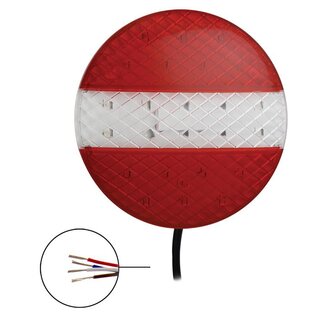 Rear light 12/24V 3 functions 140mm STF LED