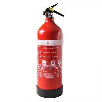 Fire extinguisher 2L AB F foam + pressure gauge