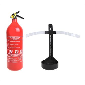 Fire extinguisher 2L AB F foam + pressure gauge