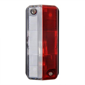 Outline marker lamp red/white 92x42mm