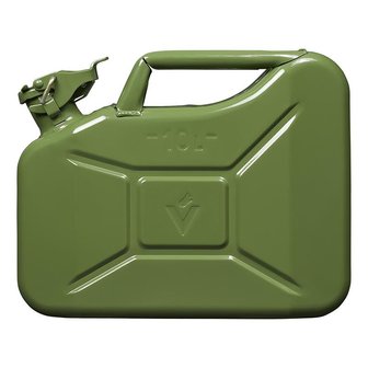 Jerry can 10L metal green UN- &amp; T&uuml;V/GS-approved