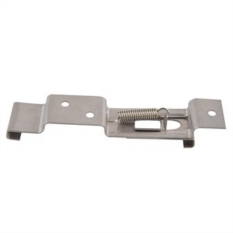 Number plate clamp