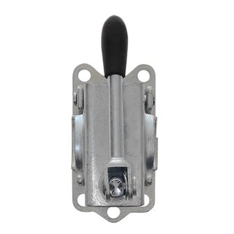 Clamp 48mm cast iron with tilting lever for jockey wheel