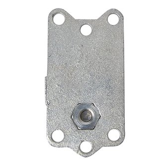 Clamp 48mm cast iron with tilting lever for jockey wheel