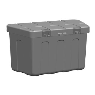 Storage box drawbar plastic 320 x 630 x H355mm incl. mounting kit
