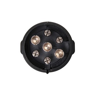 PVC 7-pin plug with cable lug connection