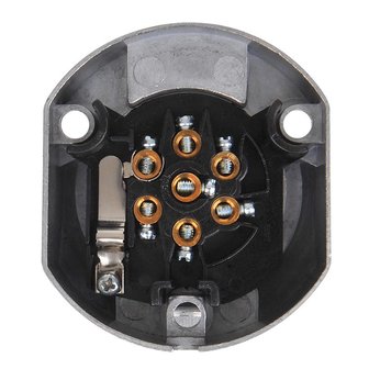 Power socket 7+1-pin metal
