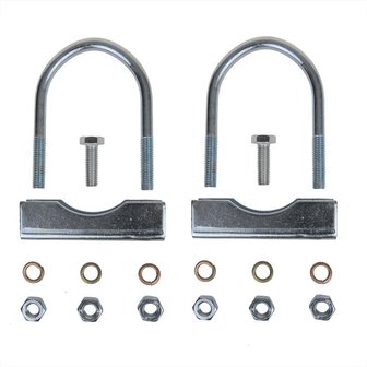 U-bracket round 60/70mm for nose wheel clamp - set of 2 pieces