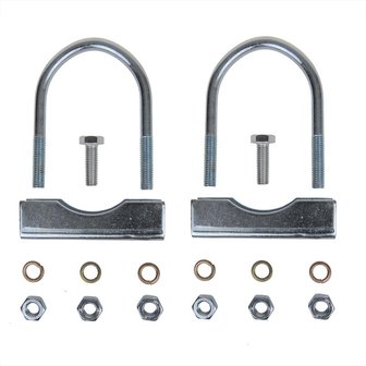 U-bracket 60/70mm for jockey wheel clamp set of 2 pieces