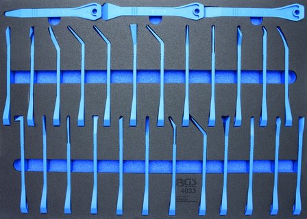 Tool Tray 3/3: Trim Wedges and Scraper Set 27 pcs