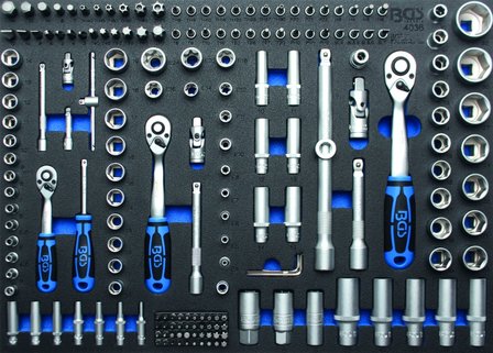 3/3 Tool Tray: 192-piece Socket Set, Pro Torque&reg;
