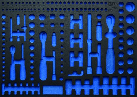 3/3 Tool Tray (408x567x32 mm), empty, for 192-piece Socket Set, Pro Torque&reg;