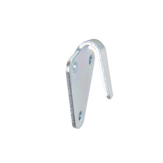 Metal rope hook 40x45 mm curved 10 pieces