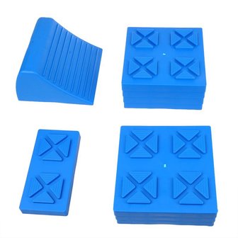 Multifunctional ramp block stackable