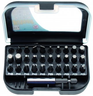 31-piece Bit Set, 1/4