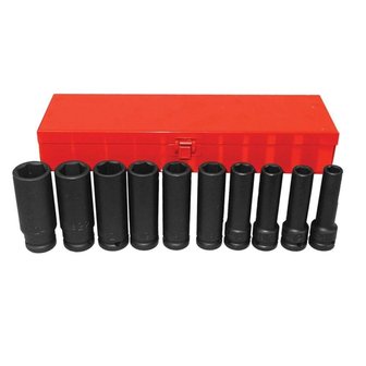 1/2 Flank impact deep socket set 10pc