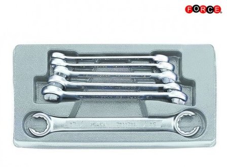 Flare nut wrench set 6pc