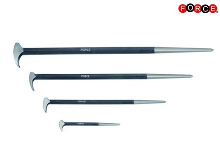 Rolling-Head Pry Bar Set 4pc