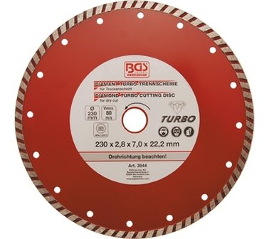 Turbo Cutting Disc, 230 mm