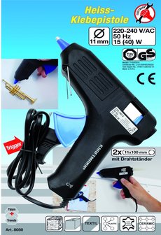 Glue Gun, 15 W, 11 mm &Oslash; 