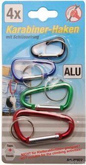 4-piece Carabiner Set