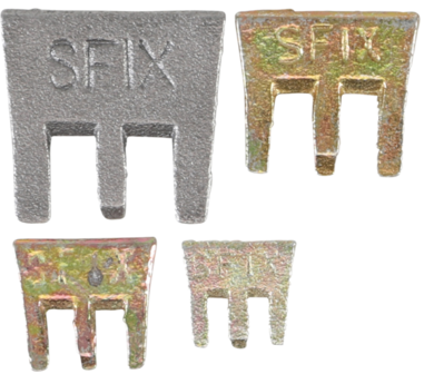 S-Fix Claws Wedges Set, 4 pcs. 