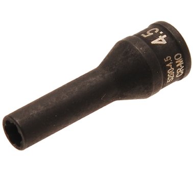 Twist Off Socket for Glow Plug Electrode (1/4) Drive 4.5 mm