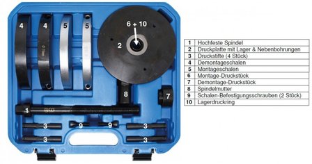 Wheel Hub Bearing Unit Tool for Ford, Volvo, Mazda, 78 mm