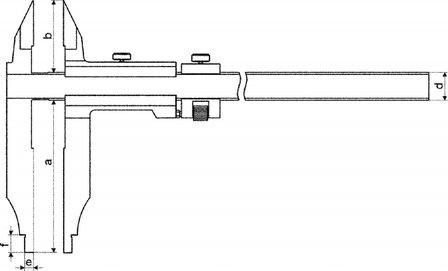 Passer slide with jaws 200 mm