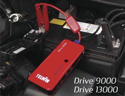 Lithium booster jump starter drive-9000